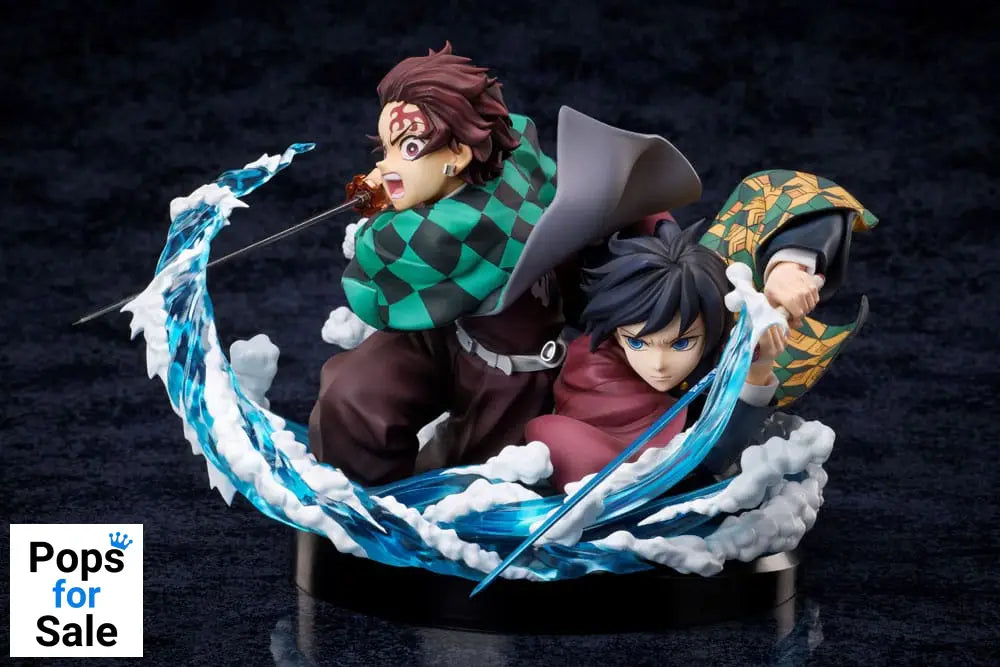 Demon Slayer: Kimetsu no Yaiba PVC Statue Tanjiro & Giyuu 13 cm