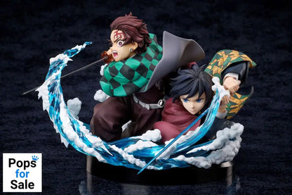 Demon Slayer: Kimetsu no Yaiba PVC Statue Tanjiro & Giyuu 13 cm