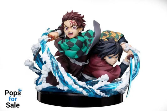 Demon Slayer: Kimetsu no Yaiba PVC Statue Tanjiro & Giyuu 13 cm