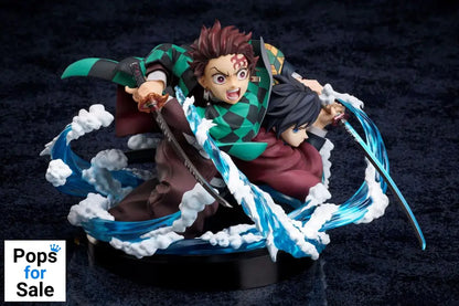 Demon Slayer: Kimetsu no Yaiba PVC Statue Tanjiro & Giyuu 13 cm