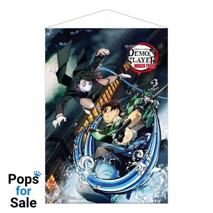 Demon Slayer: Kimetsu no Yaiba Wallscroll Mugen Train Tanjiro Vs Enmu 50 x 70 cm