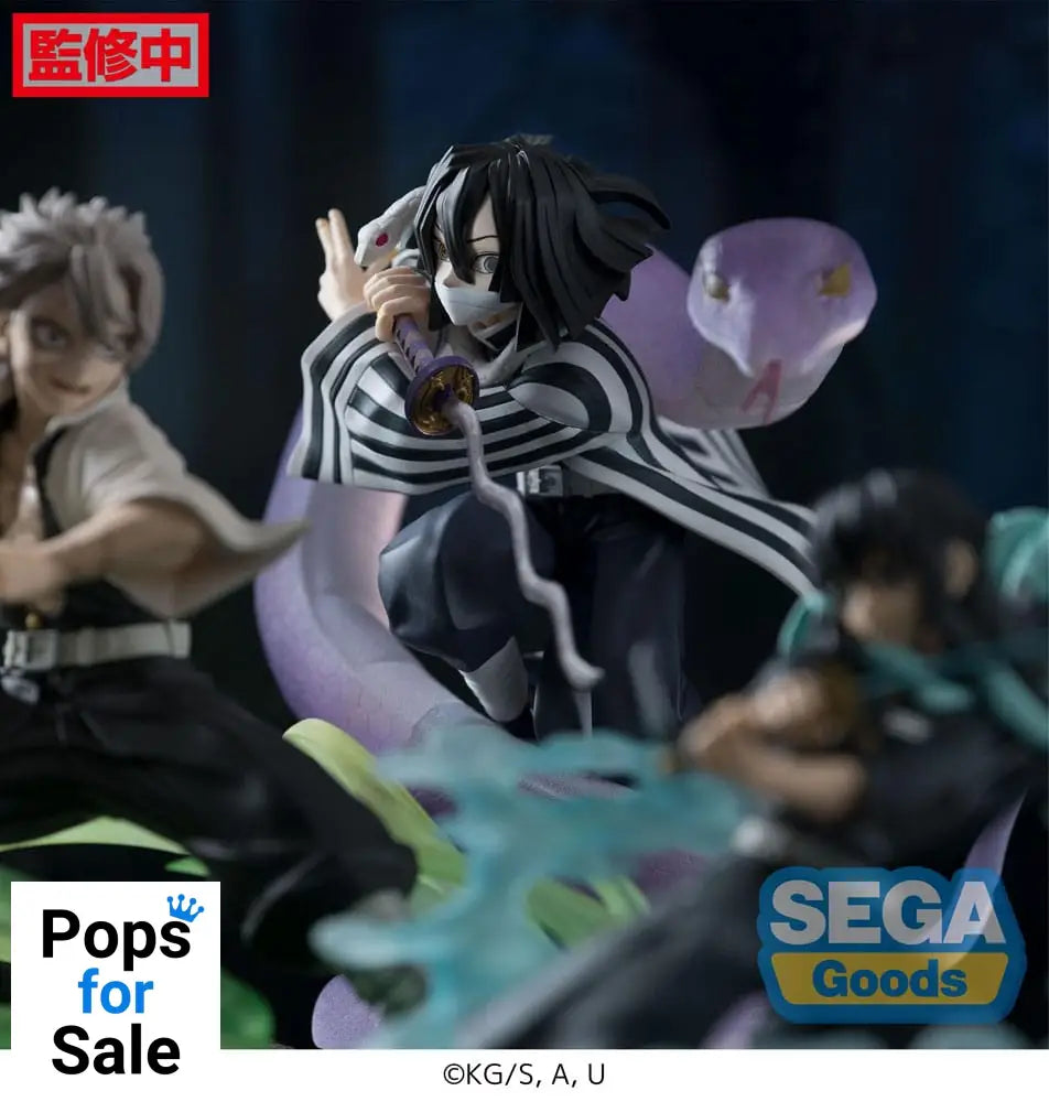 Demon Slayer: Kimetsu no Yaiba Xross Link Anime PVC Statue Obanai Iguro Hashira Training Arc 14 cm