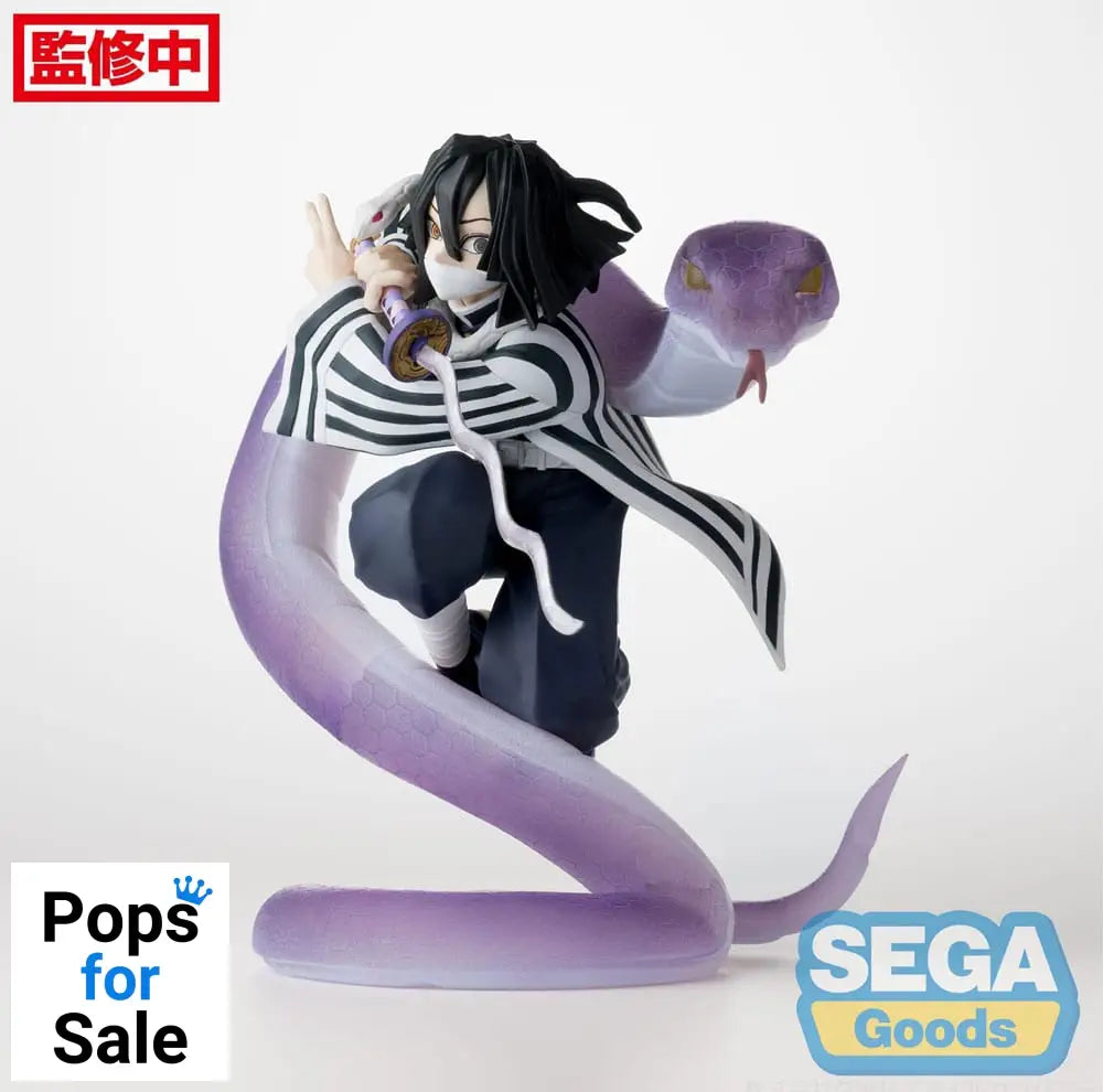 Demon Slayer: Kimetsu no Yaiba Xross Link Anime PVC Statue Obanai Iguro Hashira Training Arc 14 cm