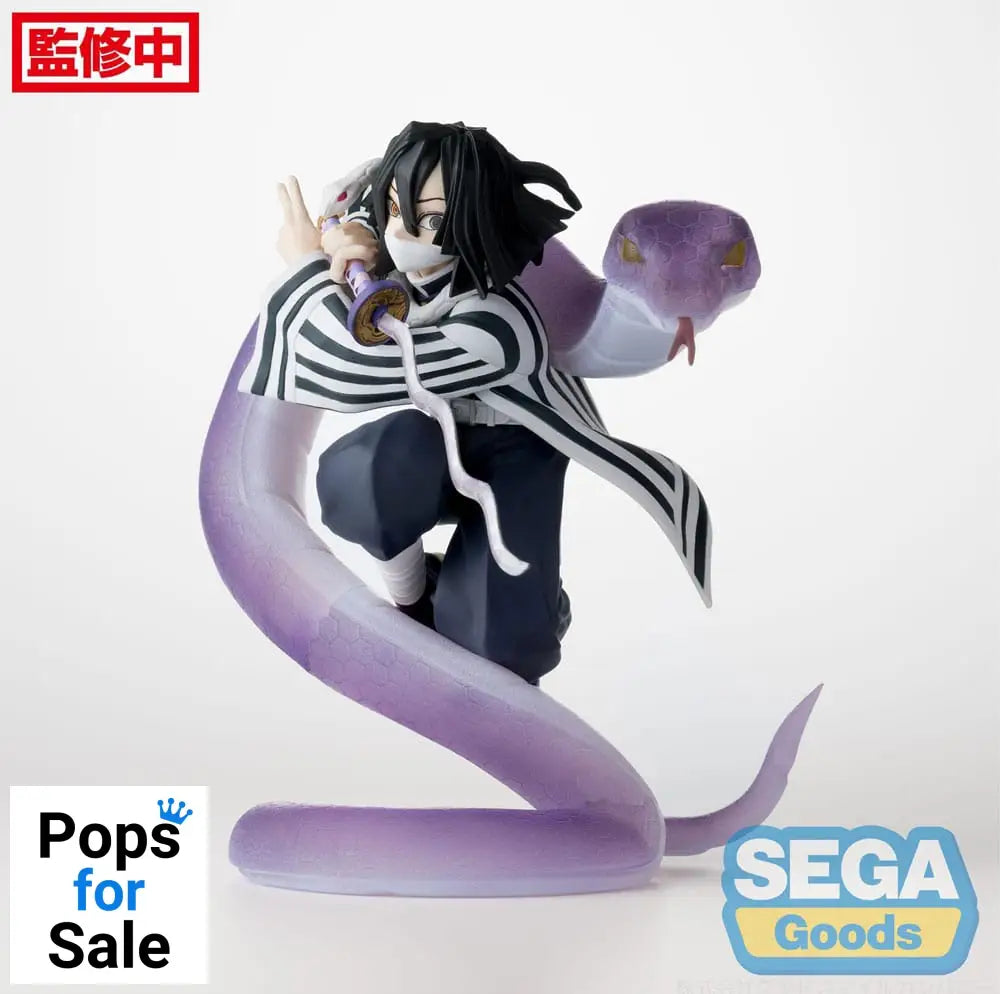 Demon Slayer: Kimetsu no Yaiba Xross Link Anime PVC Statue Obanai Iguro Hashira Training Arc 14 cm Statues