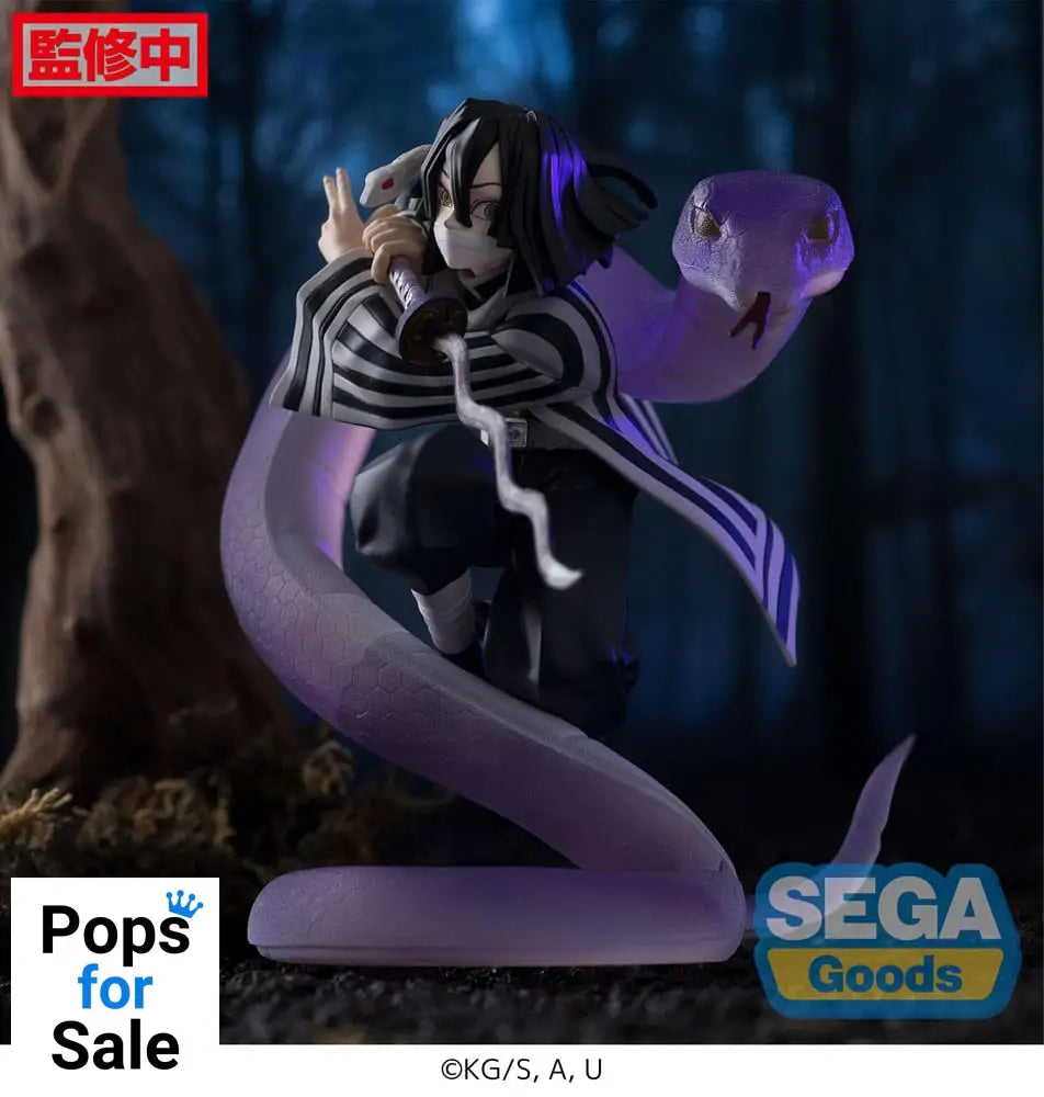 Demon Slayer: Kimetsu no Yaiba Xross Link Anime PVC Statue Obanai Iguro Hashira Training Arc 14 cm