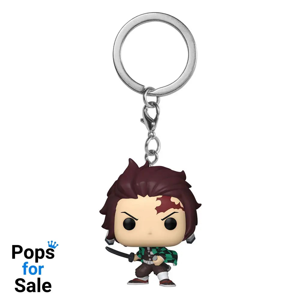 Demon Slayer Pocket POP! Vinyl Keychains 4 cm Tanjiro Display (12) Keyrings