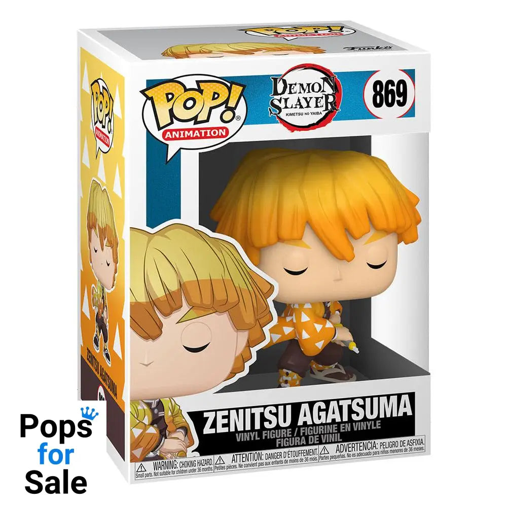 Demon Slayer POP! Animation Vinyl Figure Zenitsu Agatsuma 9 cm