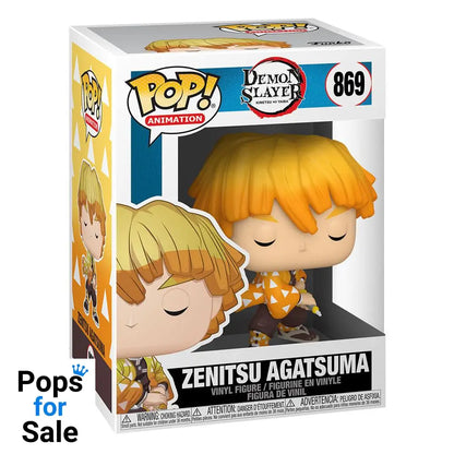 Demon Slayer POP! Animation Vinyl Figure Zenitsu Agatsuma 9 cm