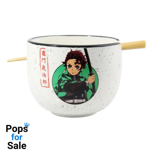 Demon Slayer Ramen Bowl with Chopsticks Tanjiro 414 ml Kitchen- and Tableware