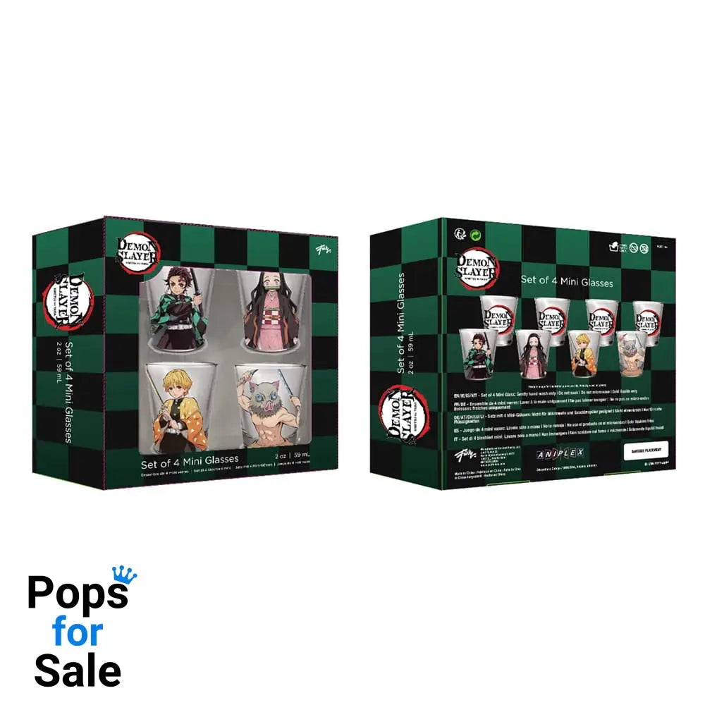 Demon Slayer Shot Glasses 4-Pack Group 59 ml
