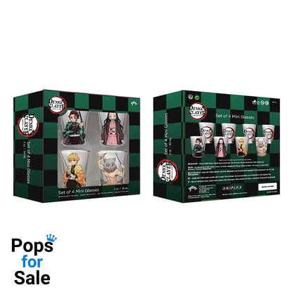 Demon Slayer Shot Glasses 4-Pack Group 59 ml
