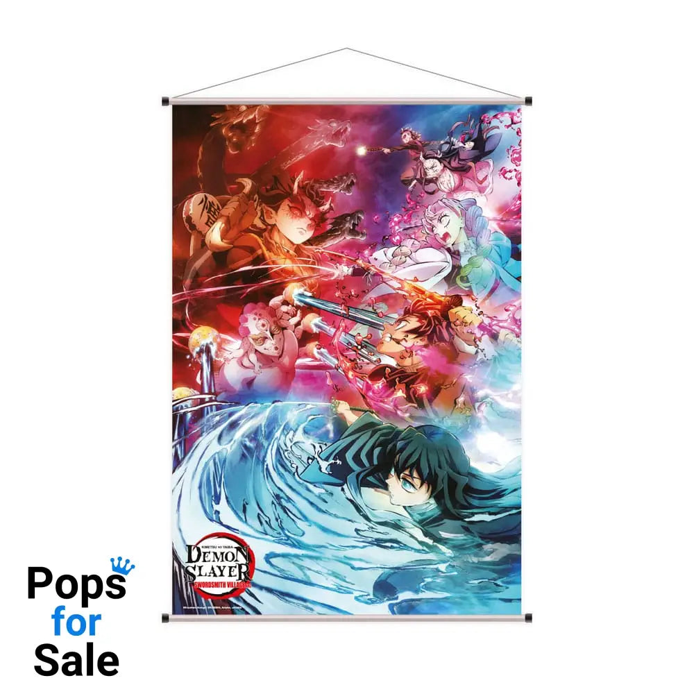 Demon Slayer Wallscroll Swordsmith Village Arc Ver. B 60 x 90 cm