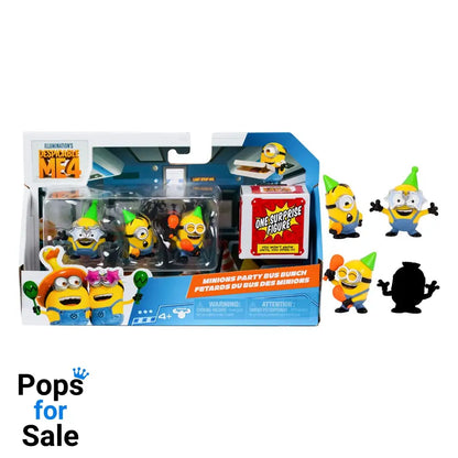 Despicable Me 4 Figure 4-Pack Party Bus 5 cm