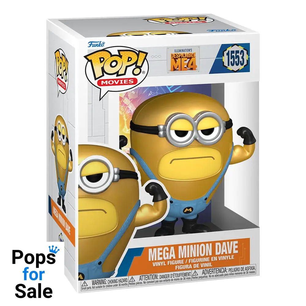 Despicable Me 4 POP! Movies Vinyl Figure Super Dave 9 cm