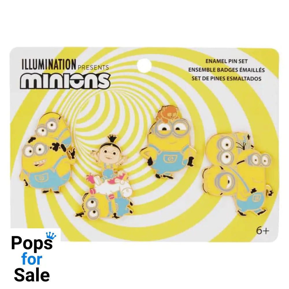 Despicable Me by Loungefly Enamel Pins 4-Set Variety 3 cm Pins & Brooches