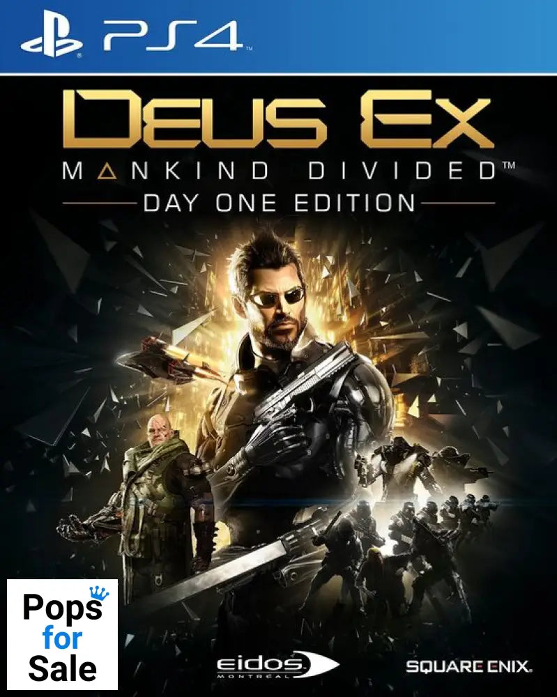 Deus Ex: Mankind Divided Day One Edition for Playstation 4 (PS4) - [NEW](PS4)