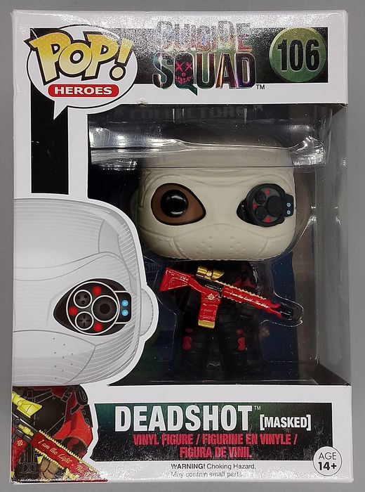 #106 Deadshot (Masked) - Suicide Squad - Box Damaged Funko POP