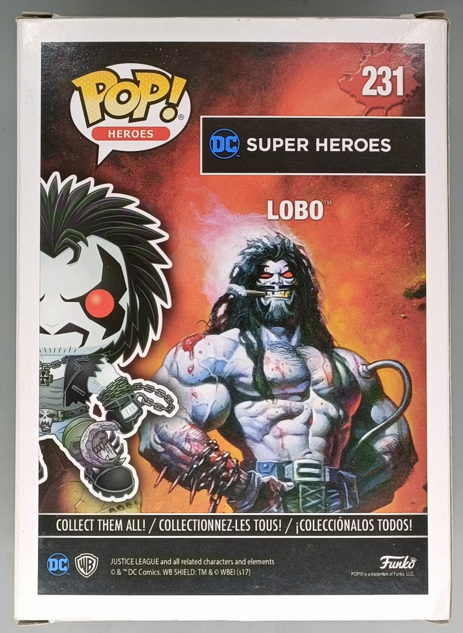 231 Lobo - DC Super Heroes - Funko POP - Box Damaged