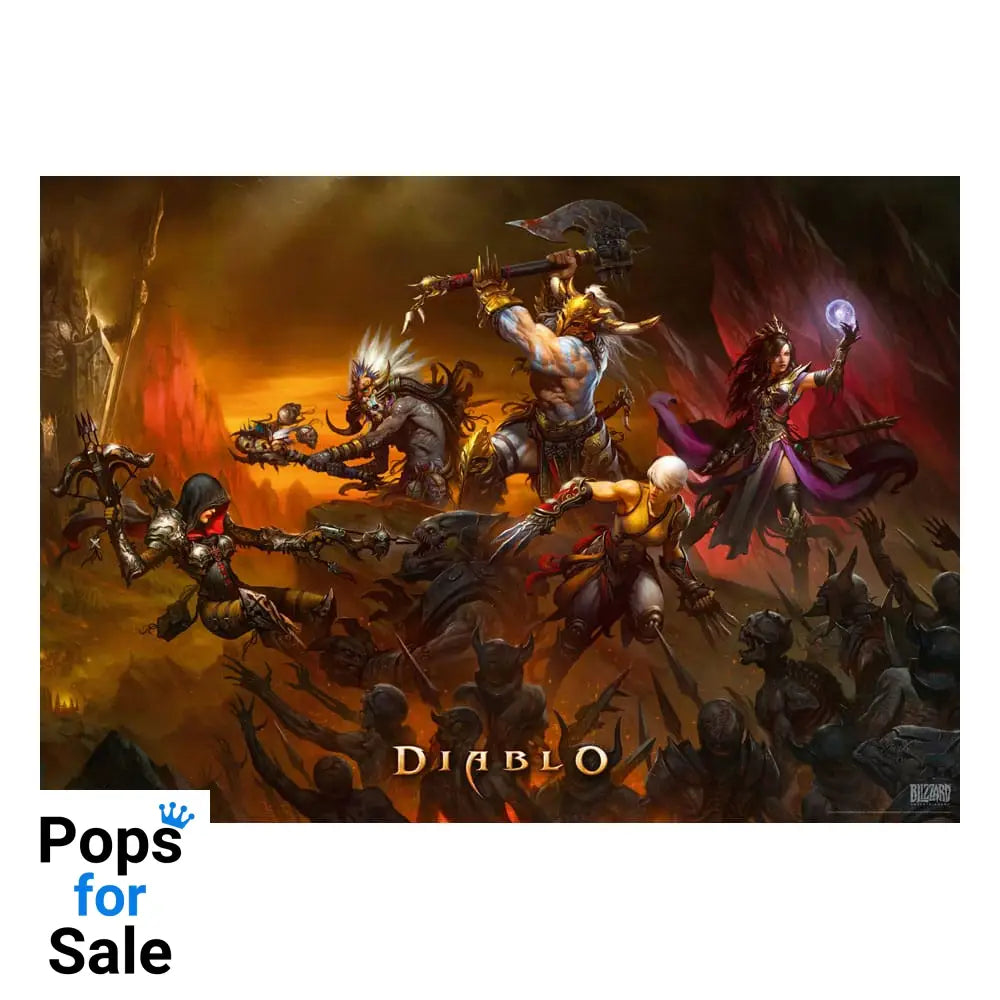 Diablo Gaming Puzzle Heroes Battle (1000 pieces) Puzzles