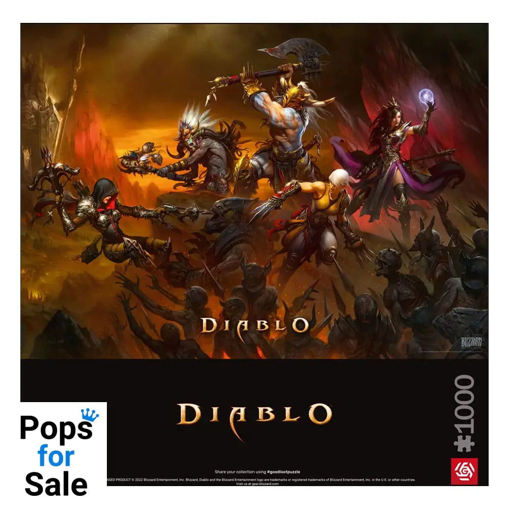 Diablo Gaming Puzzle Heroes Battle (1000 pieces)