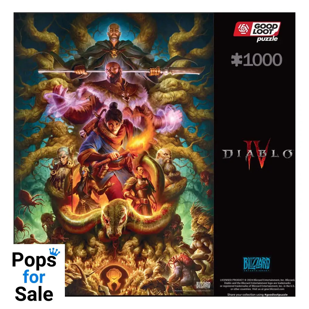 Diablo IV Gaming Puzzle Horadrim (1000 pieces) Puzzles