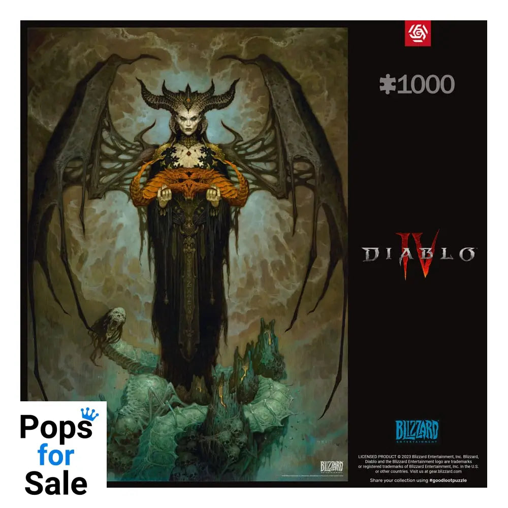 Diablo IV Gaming Puzzle Lilith (1000 pieces)
