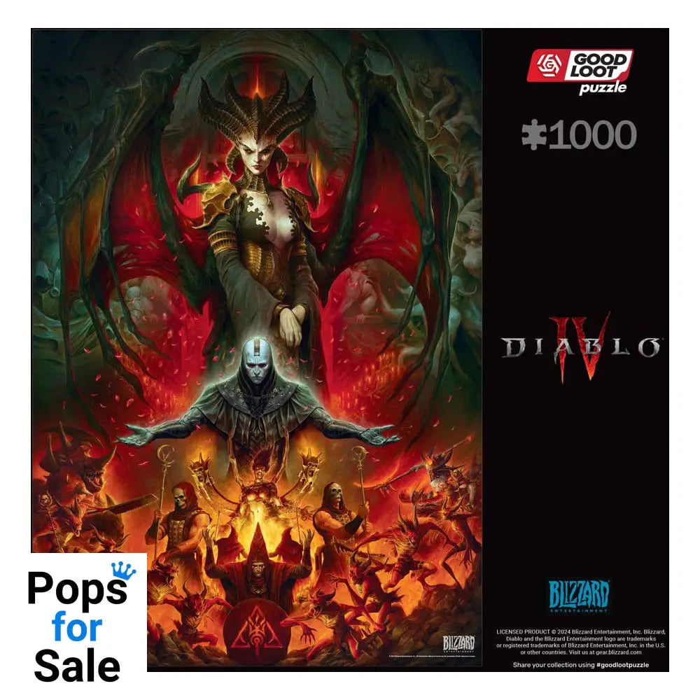 Diablo IV Gaming Puzzle Lilith Composition (1000 pieces)