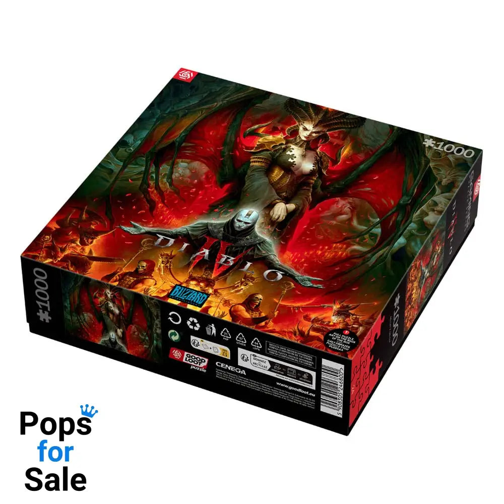 Diablo IV Gaming Puzzle Lilith Composition (1000 pieces) Puzzles