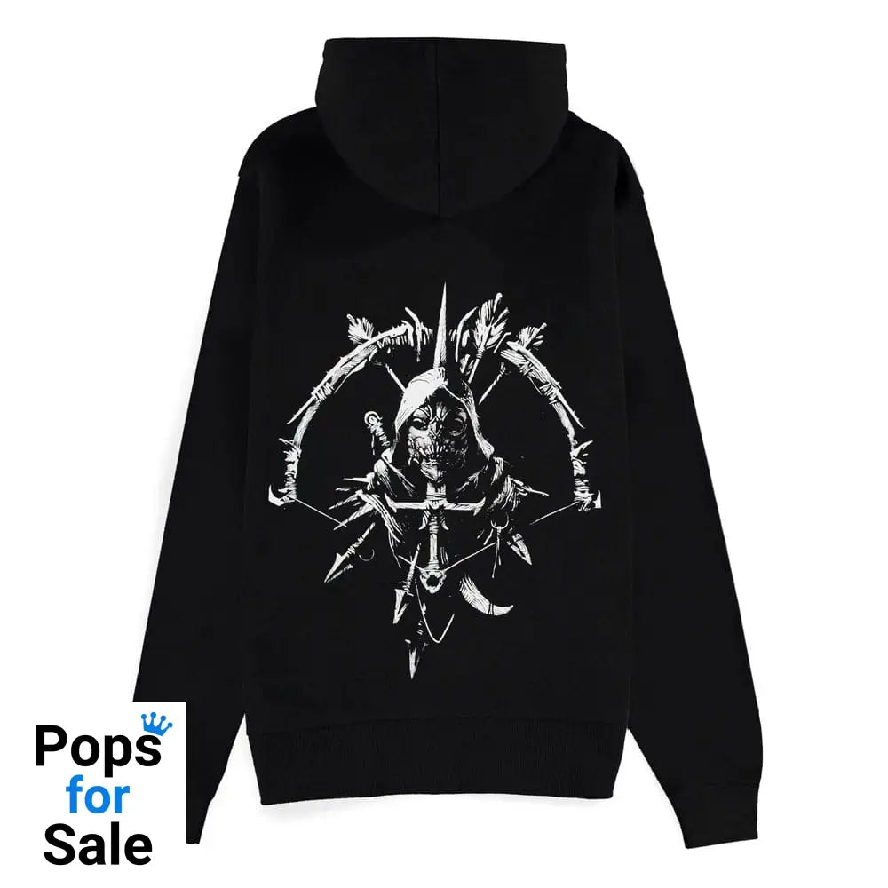 Diablo IV Zipper Hoodie Sweater Rouge Sigil Size S
