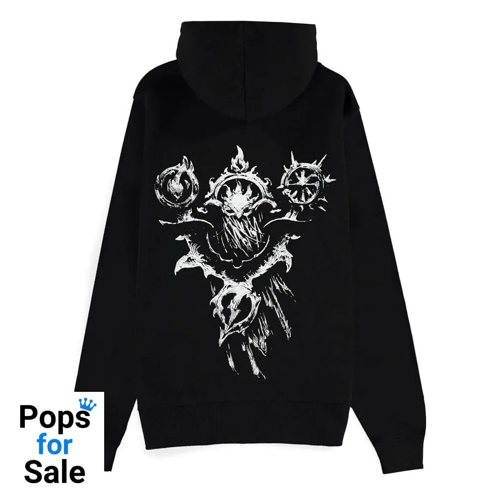 Diablo IV Zipper Hoodie Sweater Sorcerer Sigil