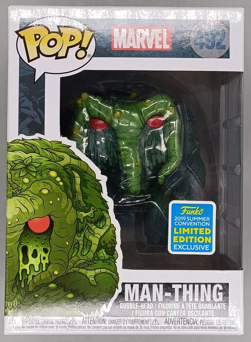 #492 Man-Thing - Marvel - 2019 Con - Box Damaged Funko POP