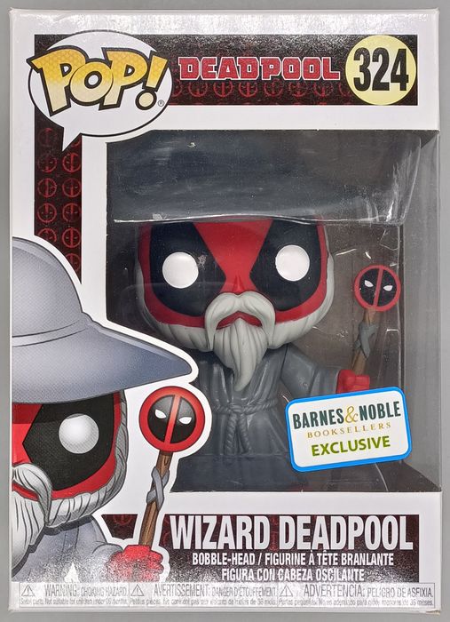 324 Wizard Deadpool - Marvel - Box Damaged Funko POP