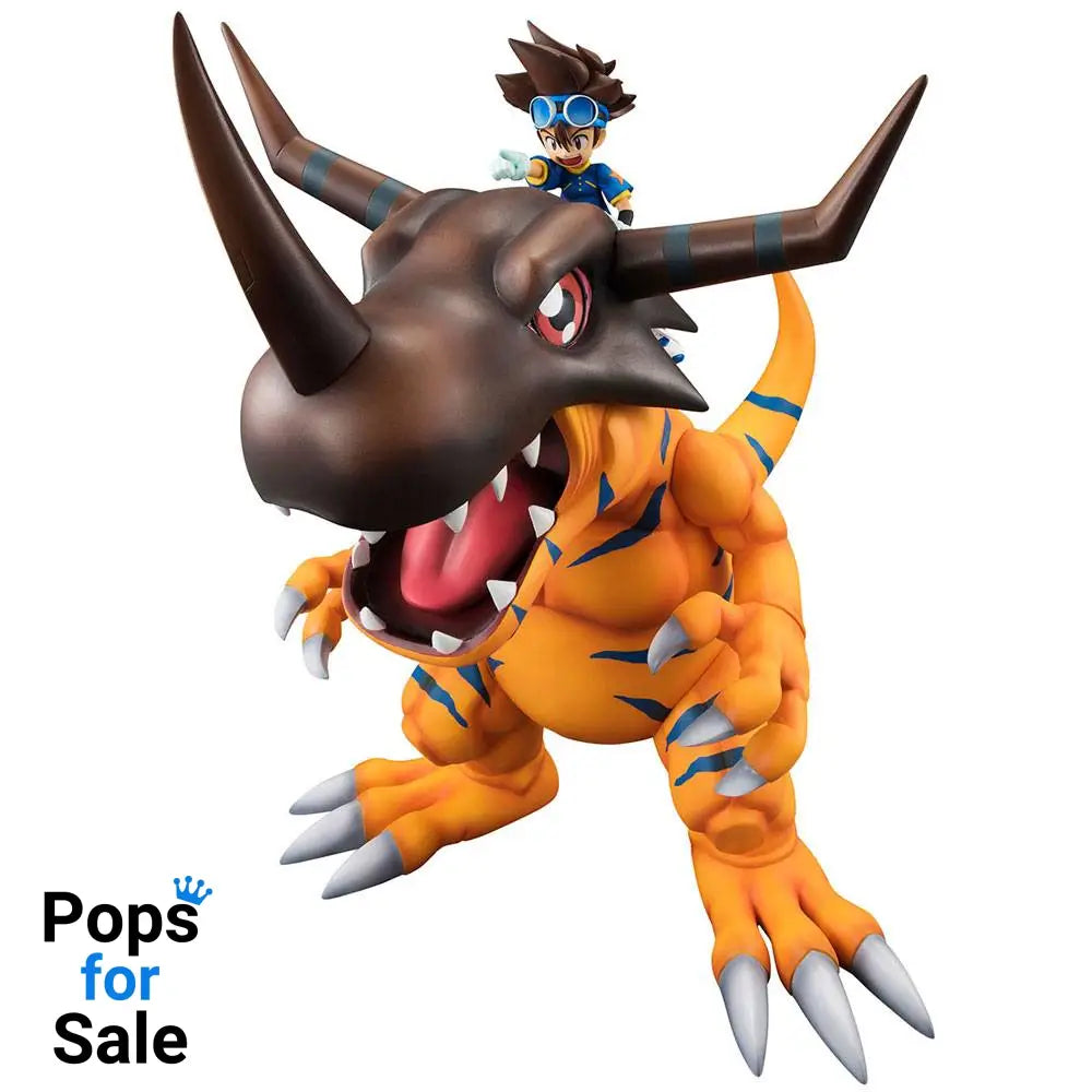 Digimon Adventure G.E.M. Series PVC Statue Greymon & Taichi 25 cm