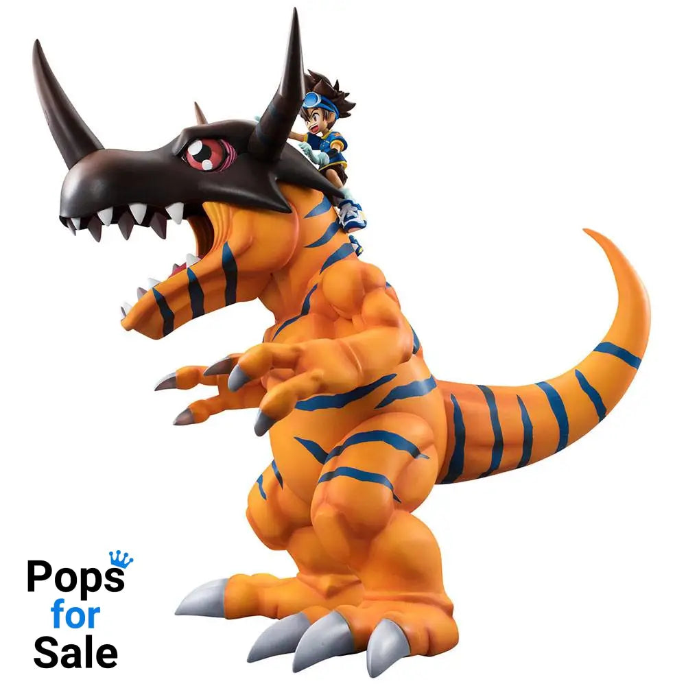 Digimon Adventure G.E.M. Series PVC Statue Greymon & Taichi 25 cm