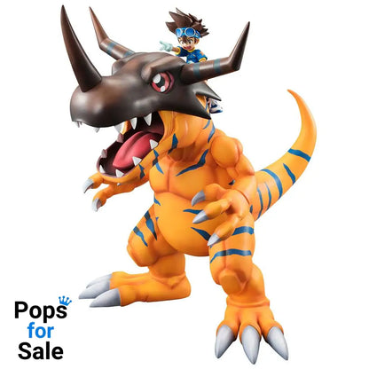 Digimon Adventure G.E.M. Series PVC Statue Greymon & Taichi 25 cm