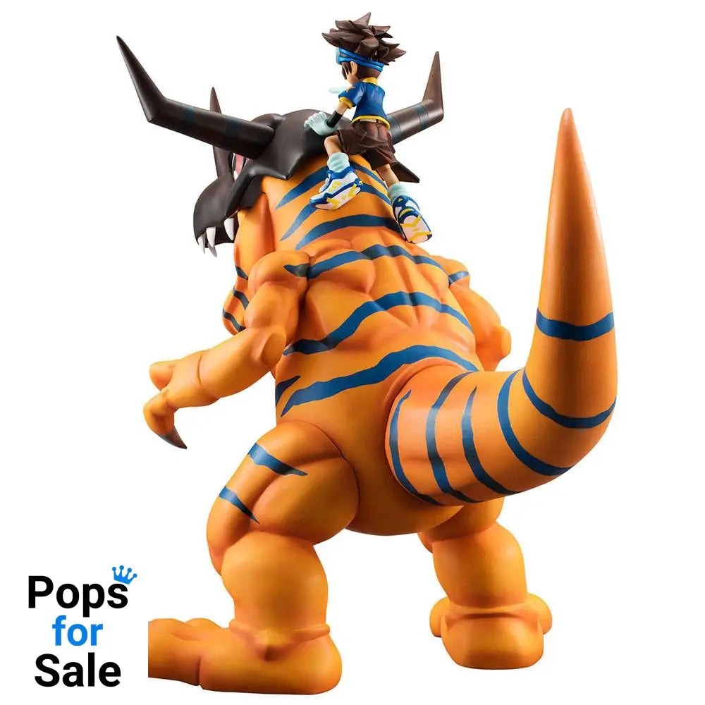 Digimon Adventure G.E.M. Series PVC Statue Greymon & Taichi 25 cm