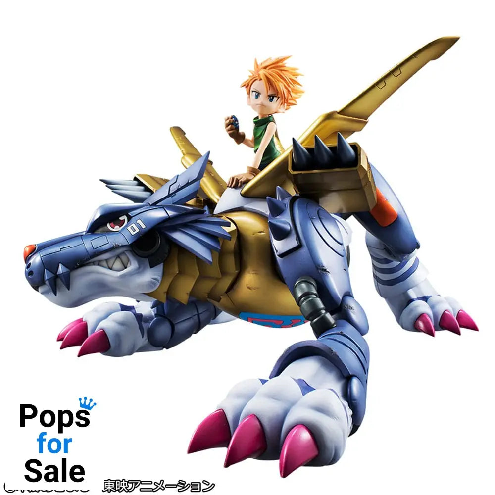 Digimon Adventure Precious G.E.M. Series PVC Statue Metal Garurumon & Ishida Yamato 30 cm