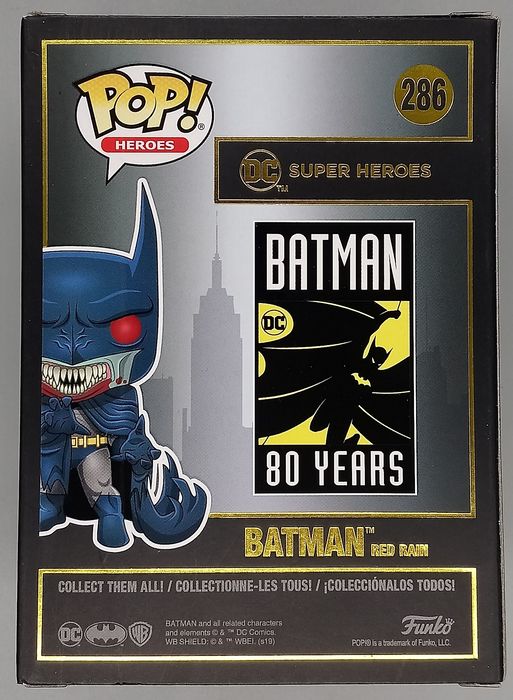 #286 Batman (Red Rain) - DC - Batman 80 Years Funko POP