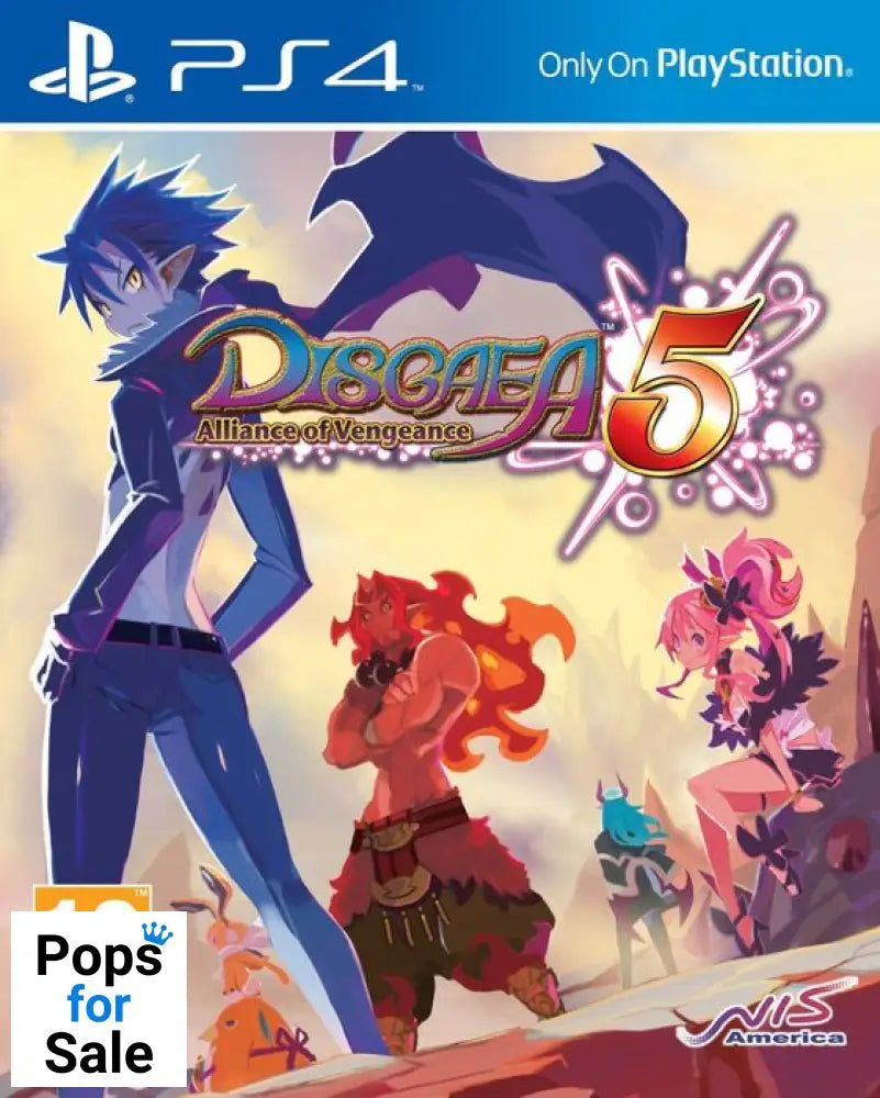 Disgaea 5: Alliance of Vengeance for Playstation 4 (PS4)