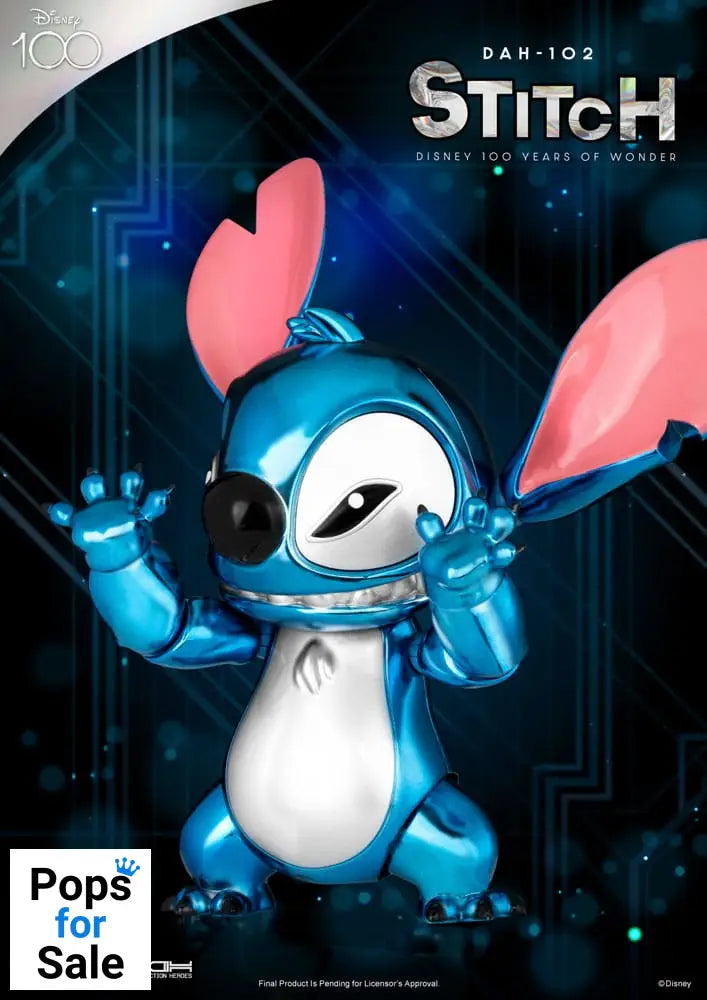 Disney 100 Years of Wonder Dynamic 8ction Heroes Action Figure 1/9 Stitch (Lilo & Stitch) 16 cm