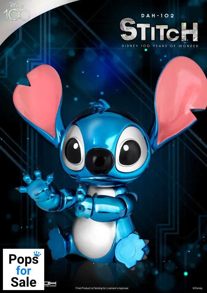 Disney 100 Years of Wonder Dynamic 8ction Heroes Action Figure 1/9 Stitch (Lilo & Stitch) 16 cm Action figures