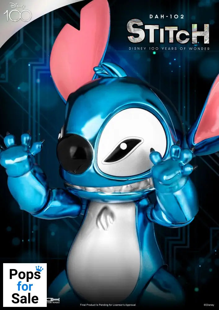 Disney 100 Years of Wonder Dynamic 8ction Heroes Action Figure 1/9 Stitch (Lilo & Stitch) 16 cm Action figures