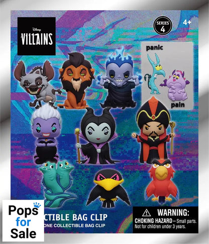 Disney 3D Foam Bag Clips Villains Series 4 Display (24)