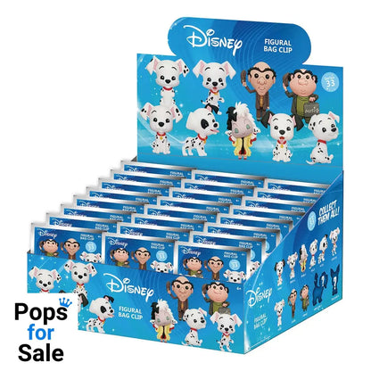 Disney 3D PVC Bag Clips 101 Dalmations Series 33 Display (24)