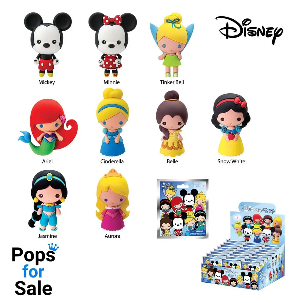 Disney 3D PVC Bag Clips Series 1 Display (24)