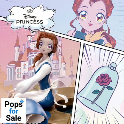 Disney Anime Princess Scale Statue Belle 15 cm Statues