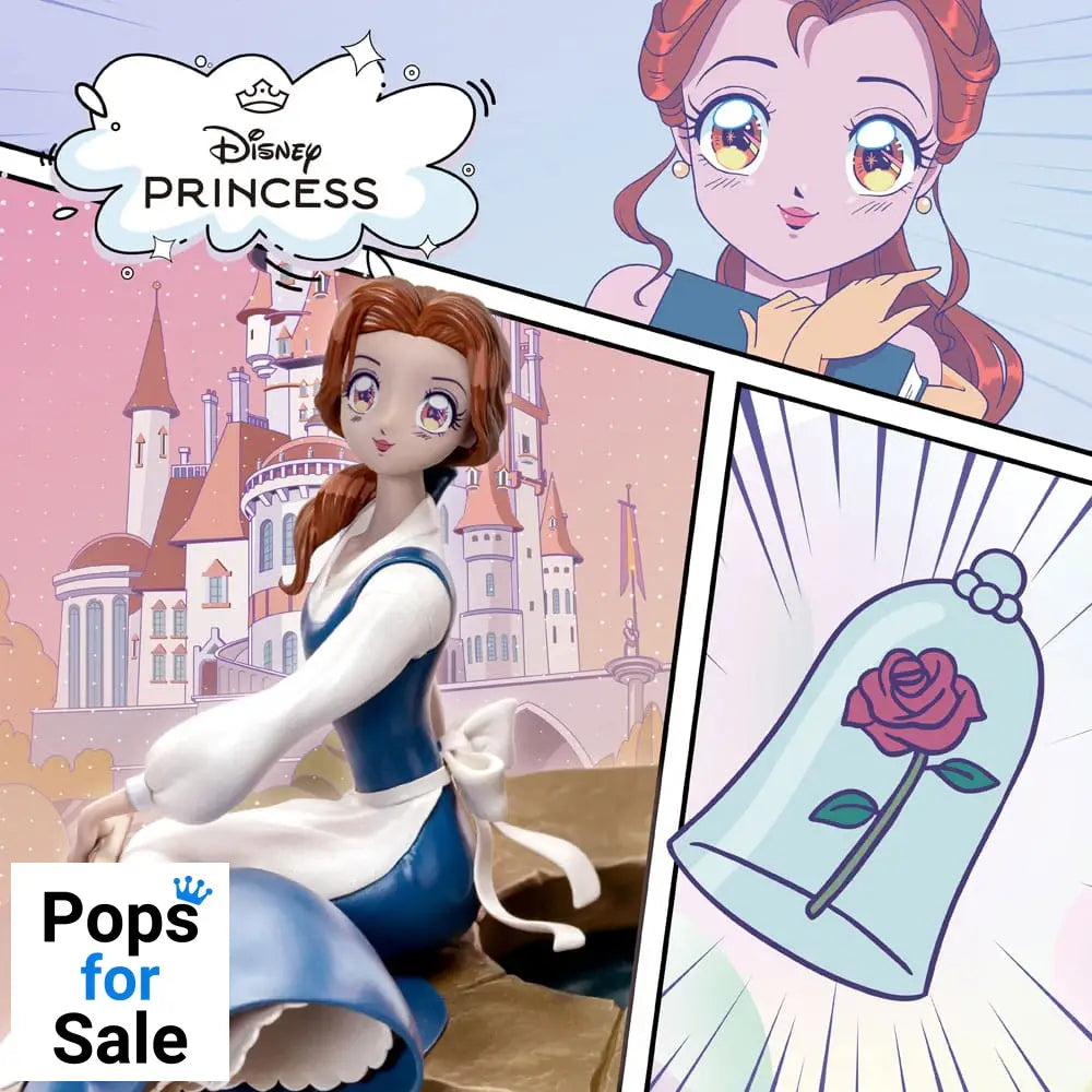 Disney Anime Princess Scale Statue Belle 15 cm
