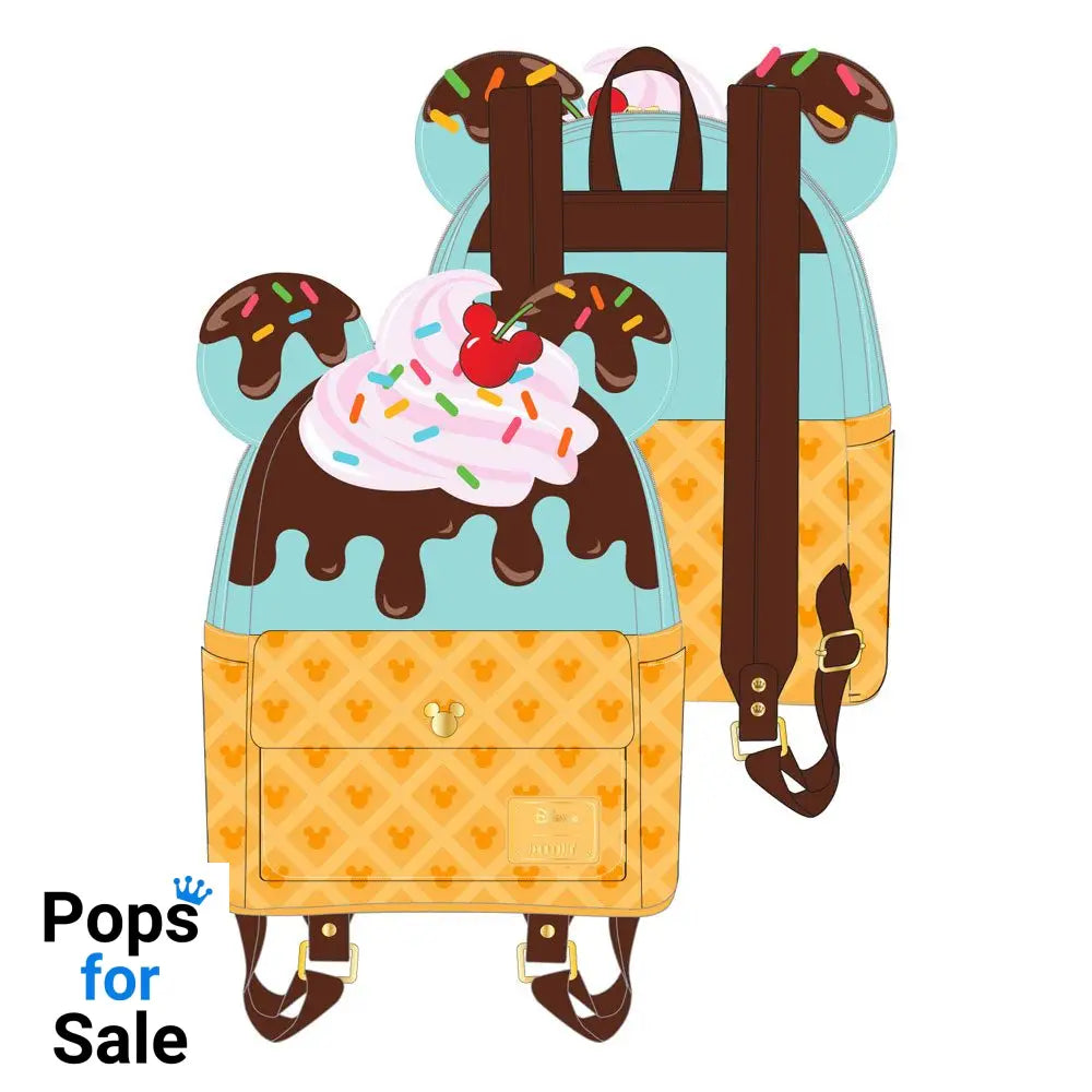 Disney by Loungefly Backpack Mickey and Minnie Sweets Ice Cream