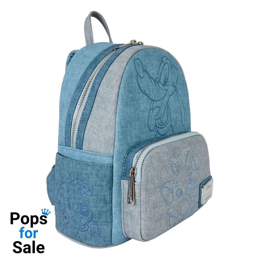 Disney by Loungefly Backpack Mini Faux Denim Dogs & Cats