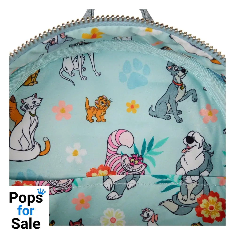 Disney by Loungefly Backpack Mini Faux Denim Dogs & Cats